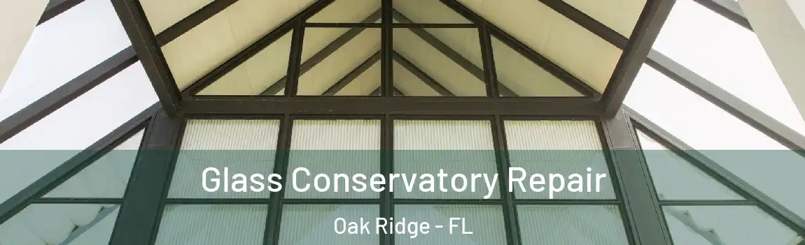  Glass Conservatory Repair Oak Ridge - FL